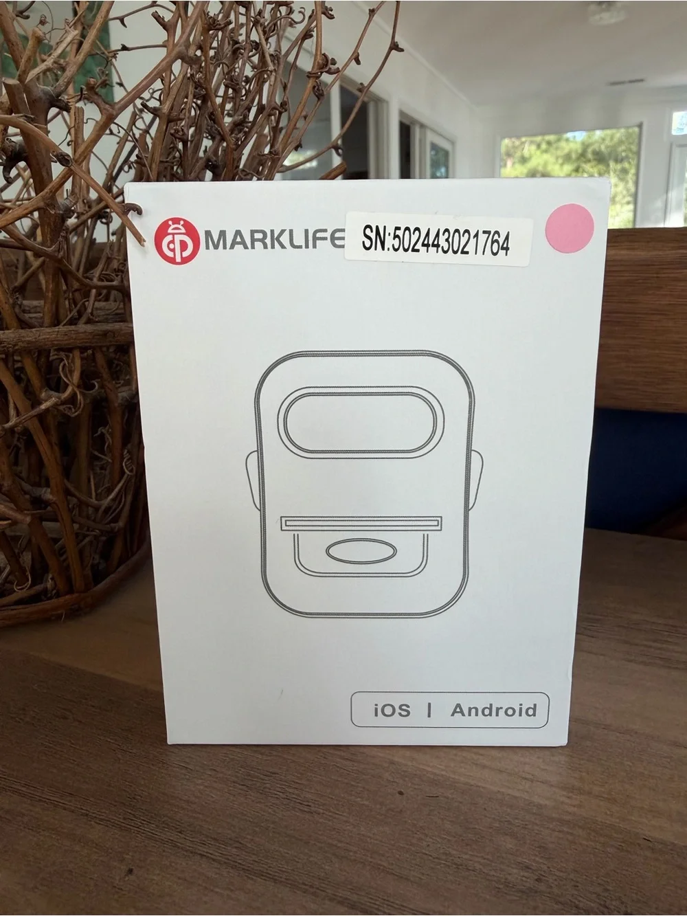 Mark Life Pink Portable Label Printer